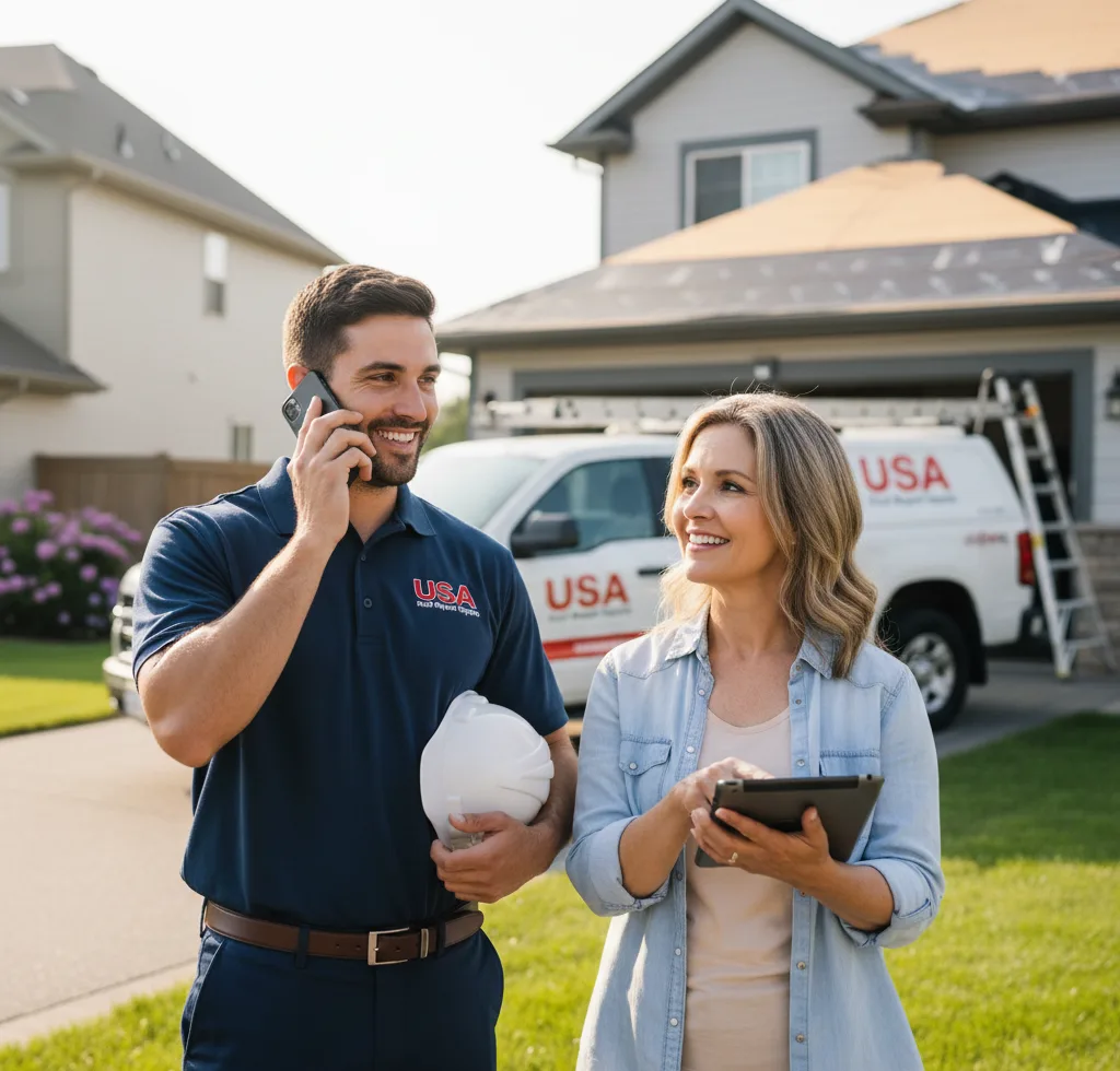 USA Roof Repair Experts customer support in Hale
